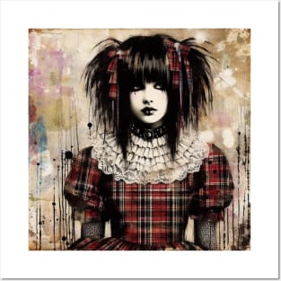 Tartan girl Posters and Art